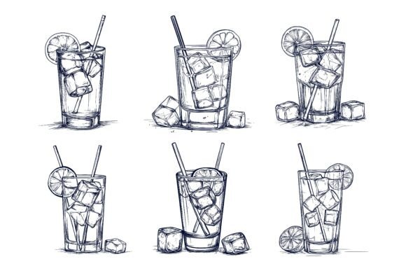 Cocktails: An AI Illustration Set for Modern Creators
