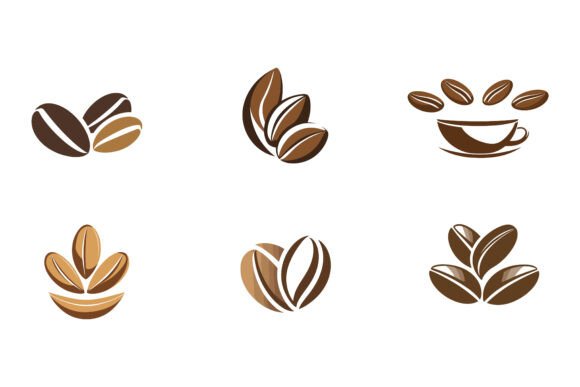 Crafting Connections: The Art of the Coffee Bean Illustration Set