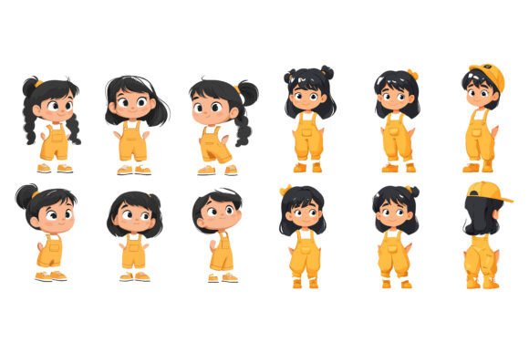 Cute Girl: More Than an Illustration Set, It’s a Design Toolkit