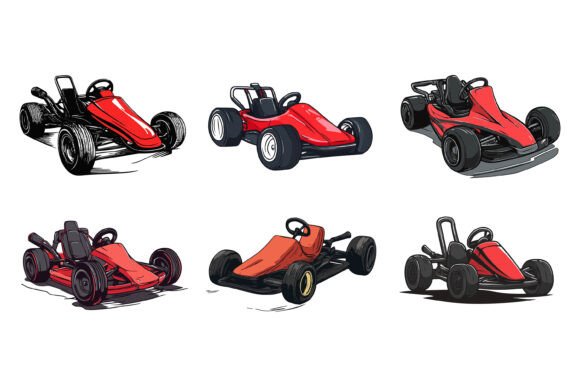 Electric Go Kart Illustrations That Actually Work for Your Projects