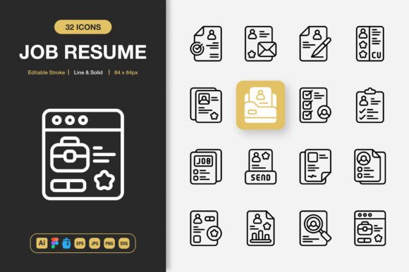 Enhancing Professional Documents with Modern Icon Design