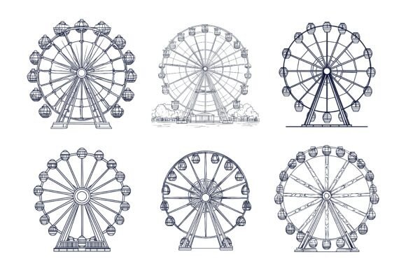Ferris Wheel Illustration: Elevate Your Creative Projects