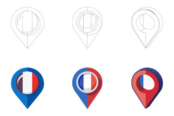 France Flag Icon: Essential Vector Graphics for Designers
