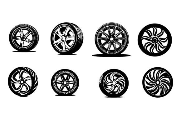 Mastering Visual Projects with a Set of Realistic Car Wheels