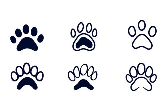 Paw Icon Vector: Adaptable Visuals for Modern Creative Projects