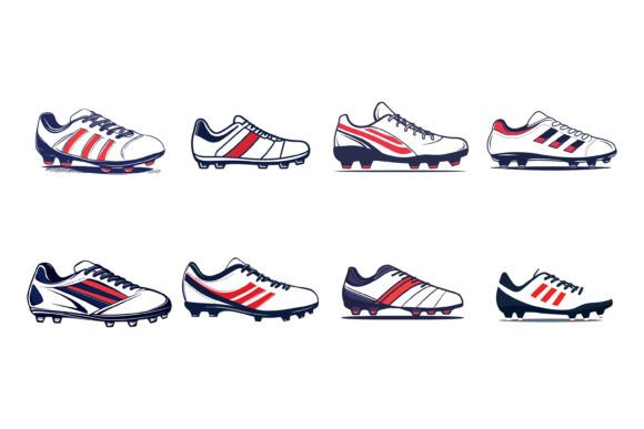 Soccer Boots Illustration: A Flexible Graphic for Modern Designers and Creators