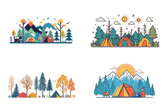When a Set of Sunny Day Landscape Illustrations Becomes the Missing Piece in Your Creative Project