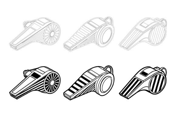 Whistle Icon: Evaluating AI & EPS Illustration Sets for Your Projects