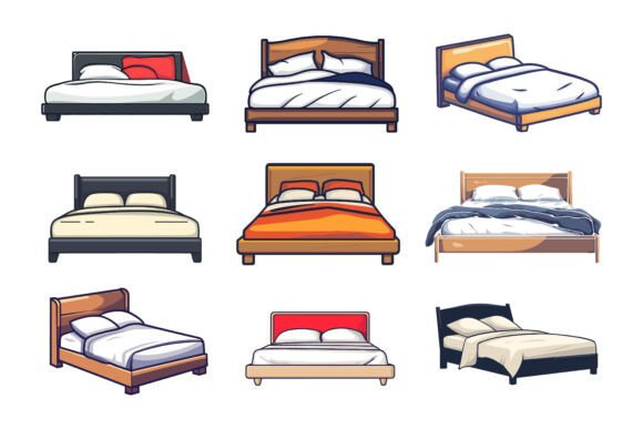 Why Designers Are Turning to Professional Bed Illustration Sets for Their Projects